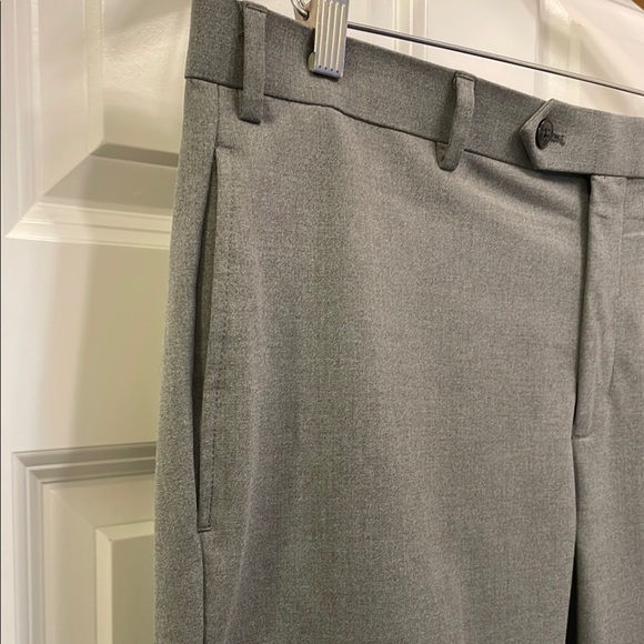 Michael Kors Gray Dress Pants Flat Front Comfy Fit Office Party Formal EUC - Picture 3 of 10